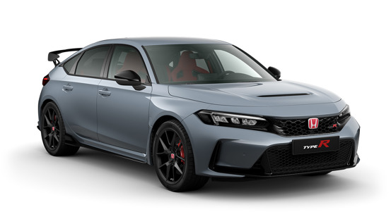 Civic Type R in Sonic Grey Pearl.